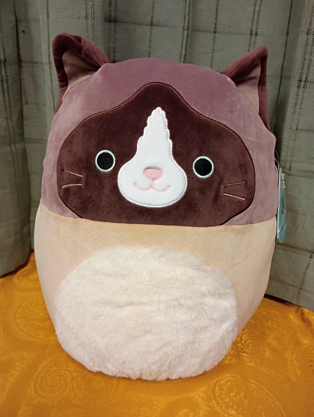 NWT 2023 Original Squishmallow Woodward The Snowshoe Cat Size 16"